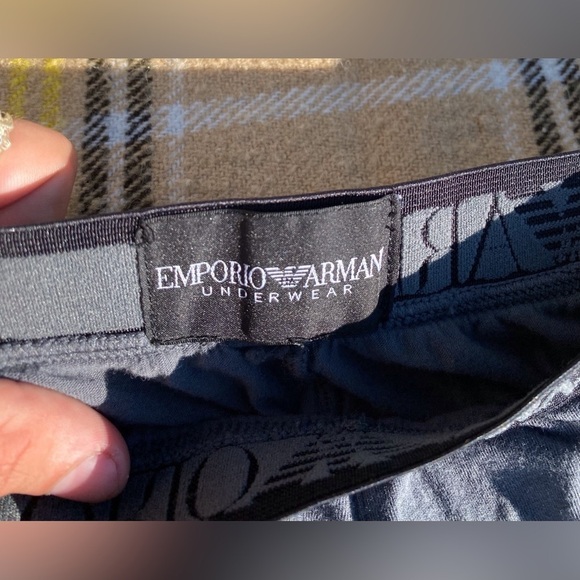 Emporio Armani Underwear Lightweight Loose Fit Shorts - Picture 3 of 4